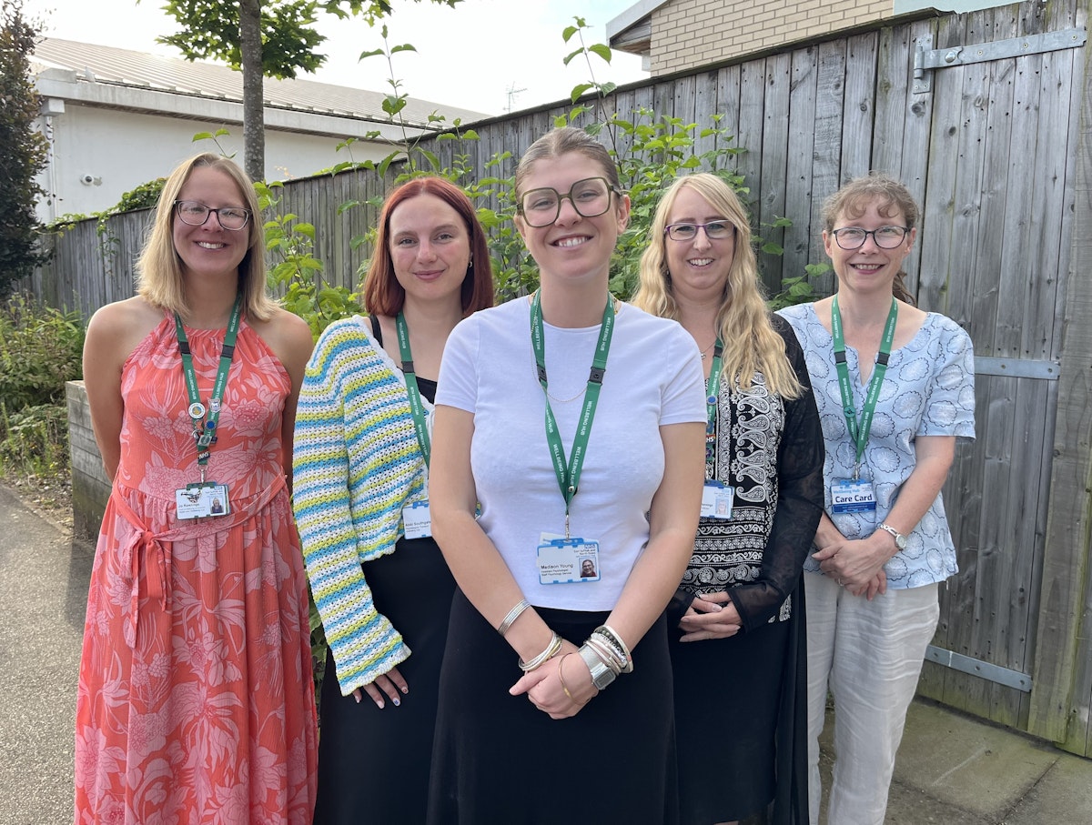 Jo Rawlings, Abi Southgate, Maddi Young, Emily Turner-Hennings, Dr Claire Lamplugh